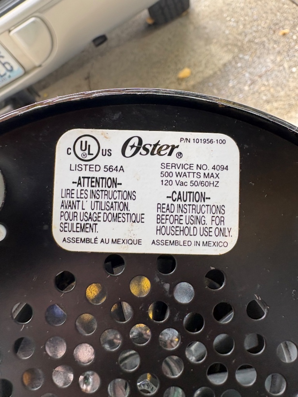 Vintage Oster blender - Picture 2 of 2